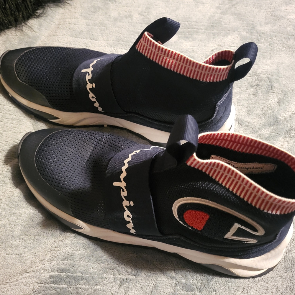 Champion Men's Navy Slip-On Sneakers